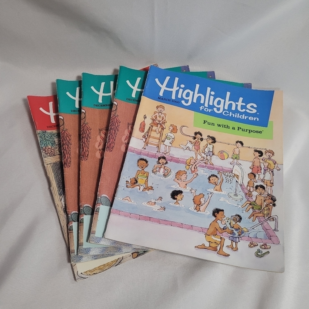 Highlights For Children Magazine Fun With A Purpose Lot of 5